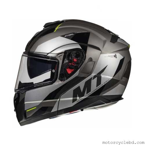 MT Helmets Atom SV Divergence Modular Helmet Grey