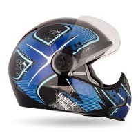 Yamaha Helmet YR1 Blue Graphic