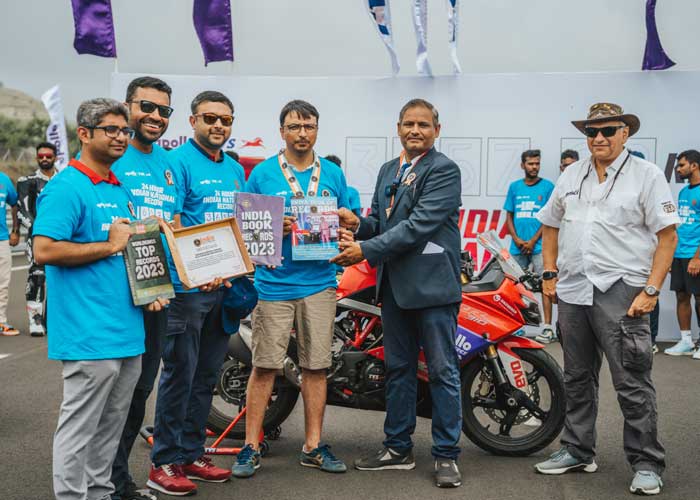 Indian National Speed Endurance Record on the TVS Apache RR 310